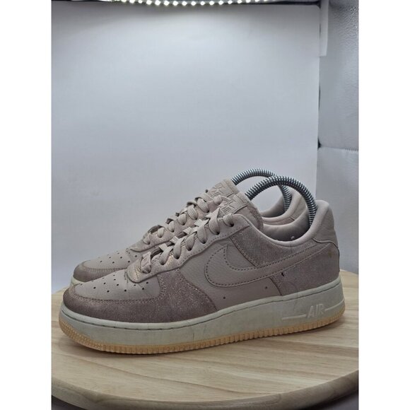 Nike Air Force 1 Low Pink Glitter Sneakers 616725-901 Size 7.5 - Picture 1 of 9